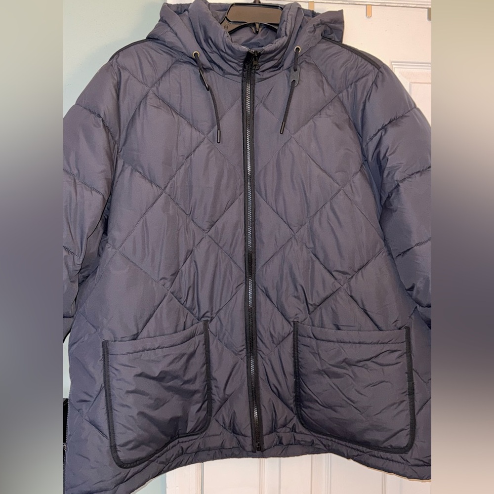 Lands' End plus Charcoal Jacket 3X